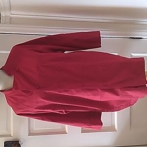 Chef Works red jacket large